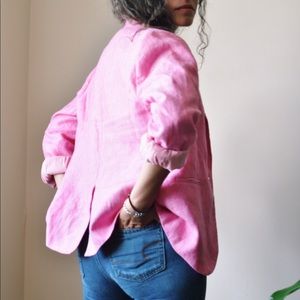 Pretty in Pink J. Crew blazer
